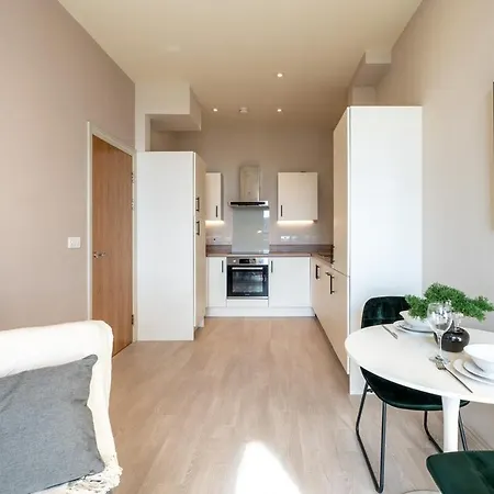 Apartment Sleek 1Br City Flat - Sofa Bed Leeds (West Yorkshire)